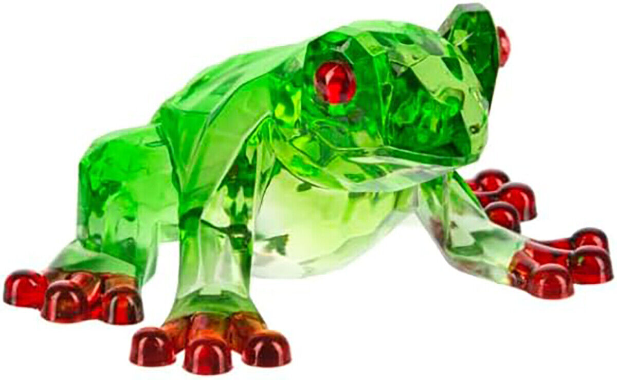Ganz Crystal Expressions Green Tree Frog Figurine, 3.25"