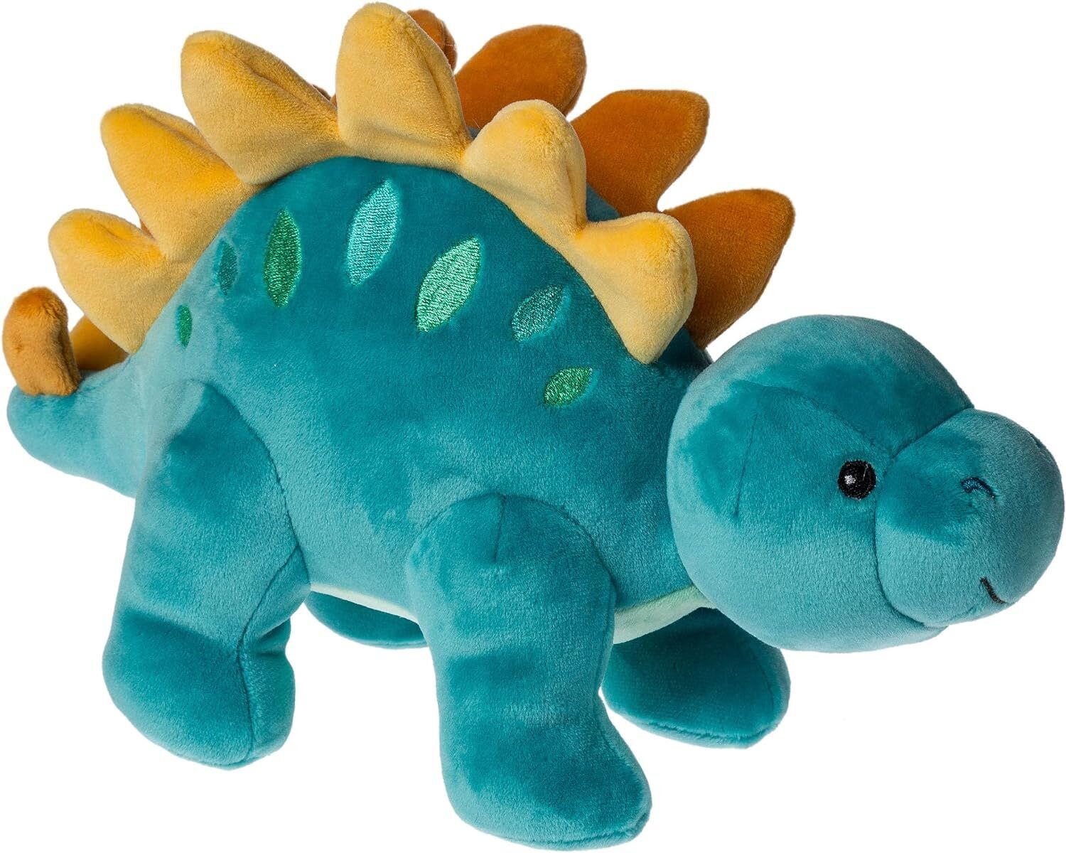 Mary Meyer Smootheez Stuffed Animal Soft Toy, 10-Inches, Blue Stegosaurus