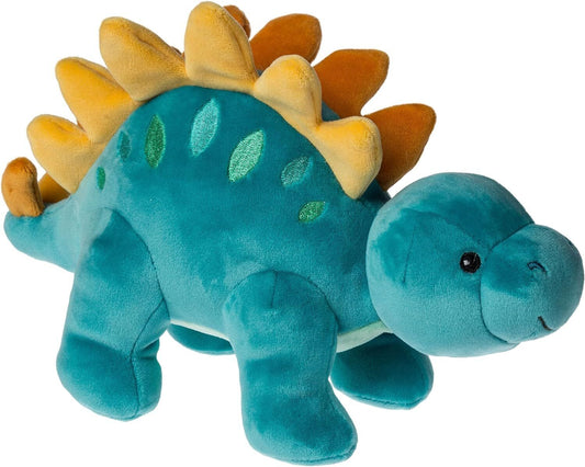 Mary Meyer Smootheez Stuffed Animal Soft Toy, 10-Inches, Blue Stegosaurus