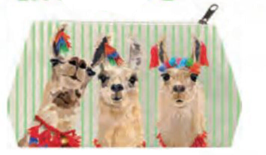 Paperproducts Design Llama Amigos Cotton Cosmetic Bag (Large)