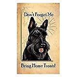 Scottish Terrier Dog Baggage Buddies Luggage Tag 4"