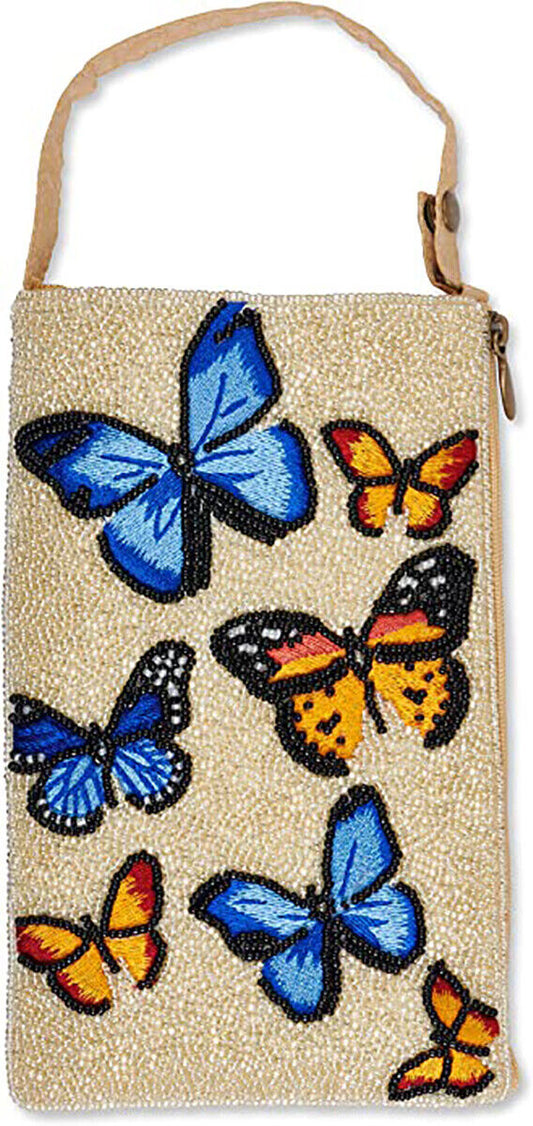 Bamboo Trading Company Cell Phone or Club Bag, Butterflies