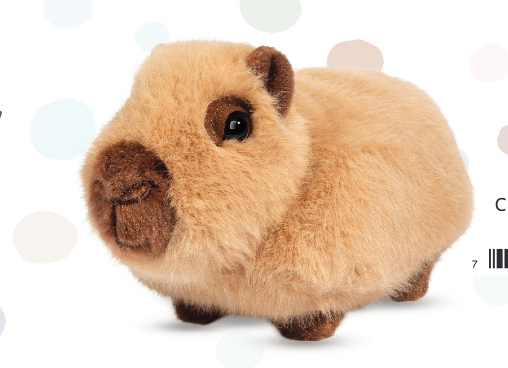 Douglas Cuddle Toys Mini Chattie Soft Capybara (Loaf) Plush Stuffed Animal, 6"