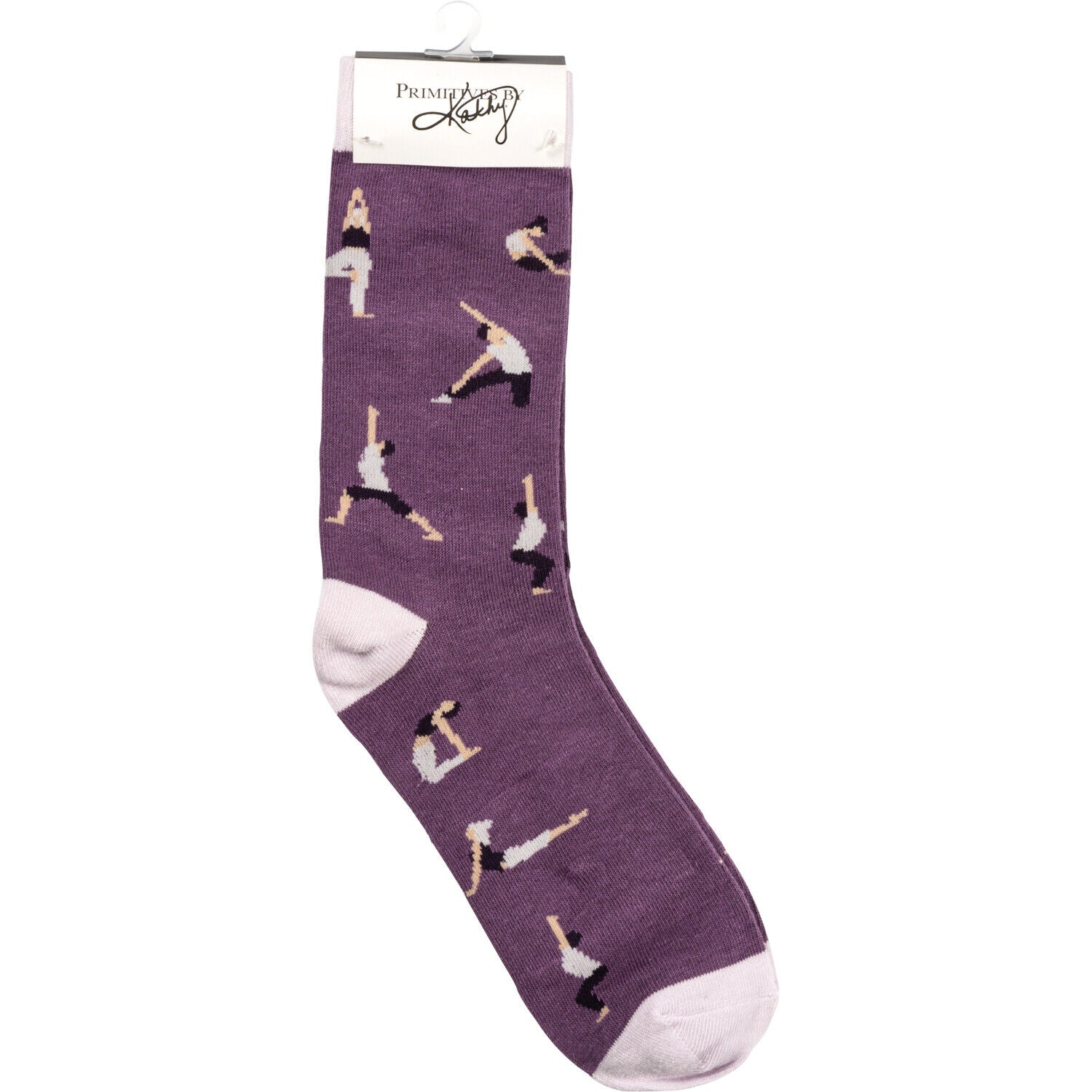Primitives by Kathy Box Sign/Sock Set - More Stretching Less Stressing