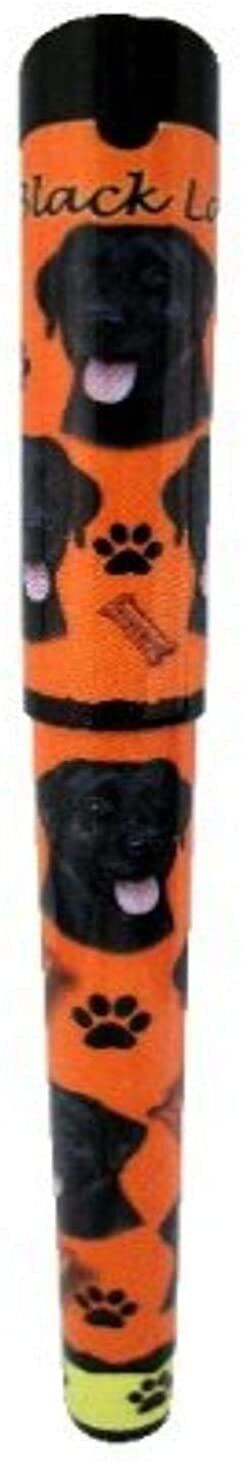 E&S Pets Black Lab Pen Easy Glide Gel Pen, Refillable with A Perfect Grip