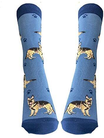 Happy Tails German Shepherd Dog Lover Socks - One Size Fits Most