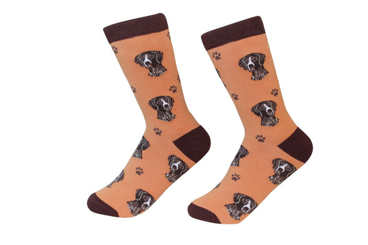 German Shorthaired Pointer Dog Breed Socks Unisex Sock Daddy by E&S Pets
