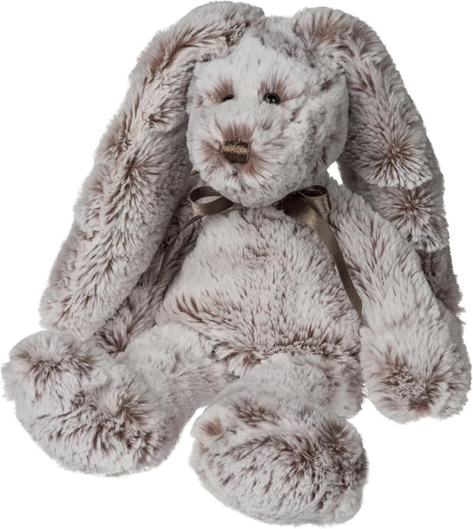 Mary Meyer Stuffed Animal Plush Soft Toy, 10-Inches, Luxey Loves Brown Bunny