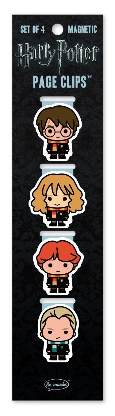 Re-marks Harry Potter Chibi Wizards Magnetic Page Clips