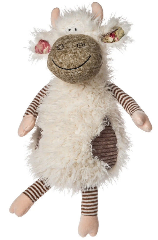 Mary Meyer FabFuzz Stuffed Animal Soft Toy, 14-Inches, Corky Cow