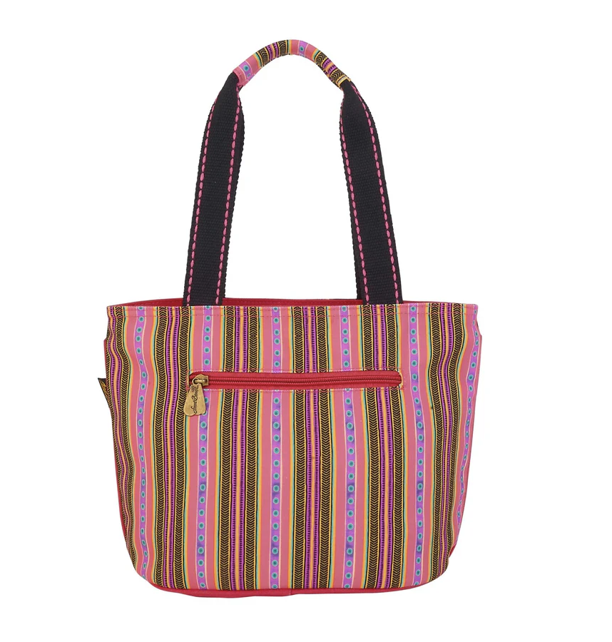 Sun N Sand Laurel Burch Blossoming Feline Medium Shoulder Tote, 14.5" x 6" x 10"