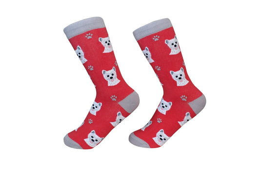 Highland Terrier Westie Terrier Dog Breed Socks Unisex Sock Daddy by E&S Pets