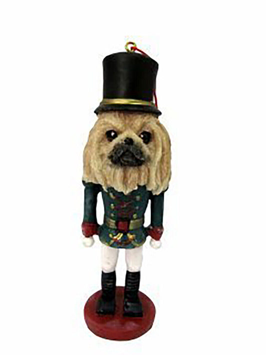 E&S Pets 35358-61 Pekingese Nutcracker Soldier Dogs Ornament