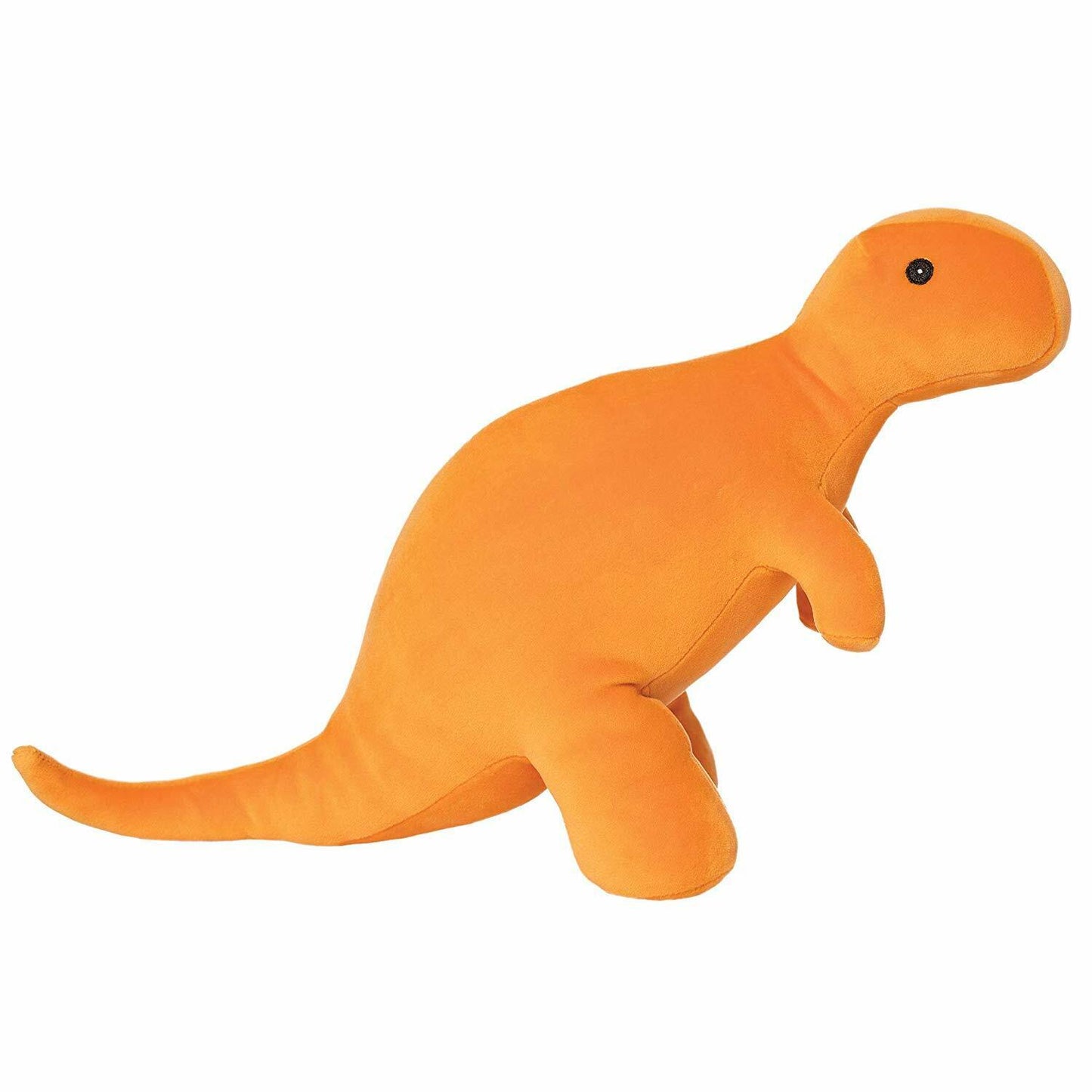Manhattan Toy Growly Velveteen T-Rex Dinosaur Stuffed Animal, 11", Orange