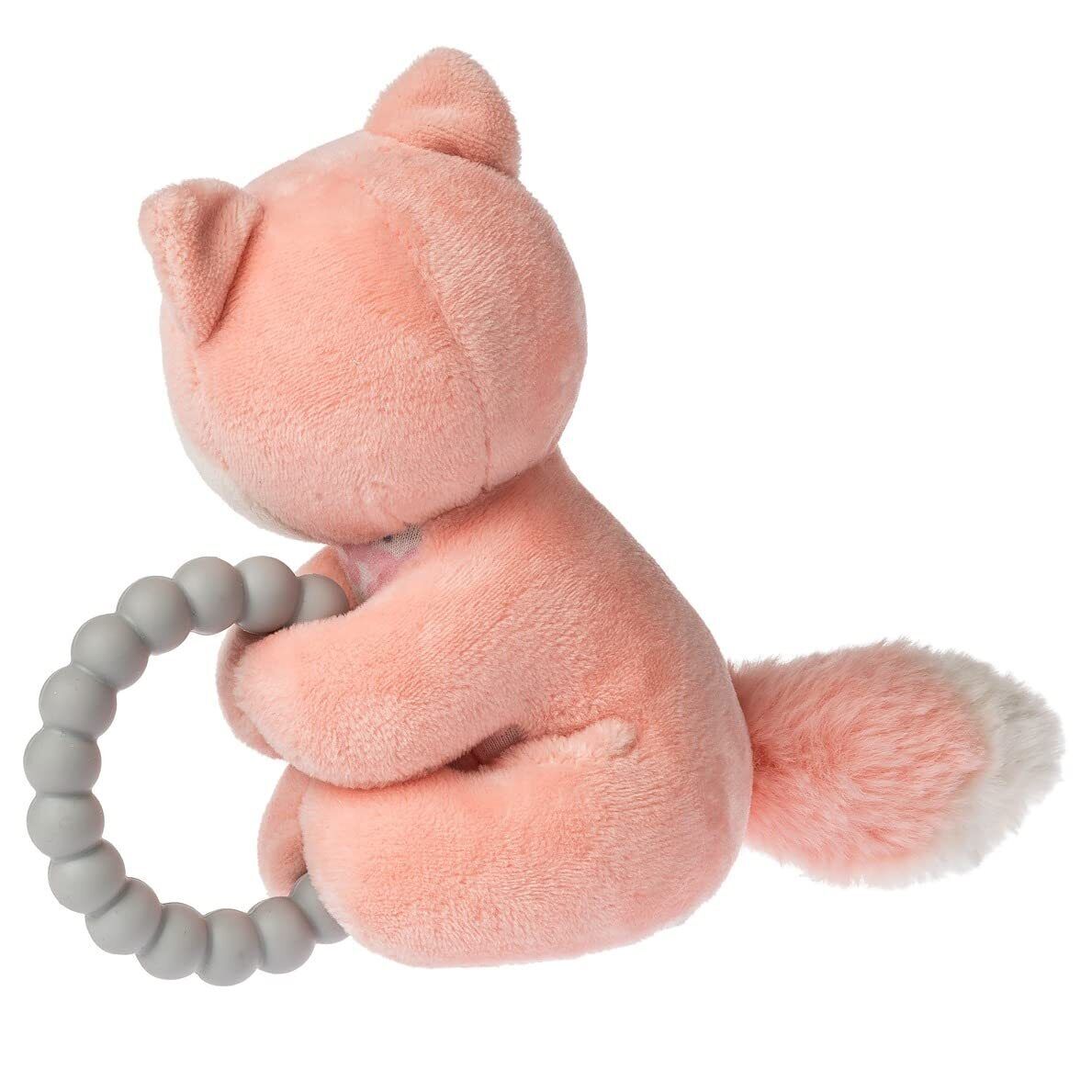 Mary Meyer Soft Baby Rattle with Soothing Teether Ring, 6", Sweet-n-Sassy Fox