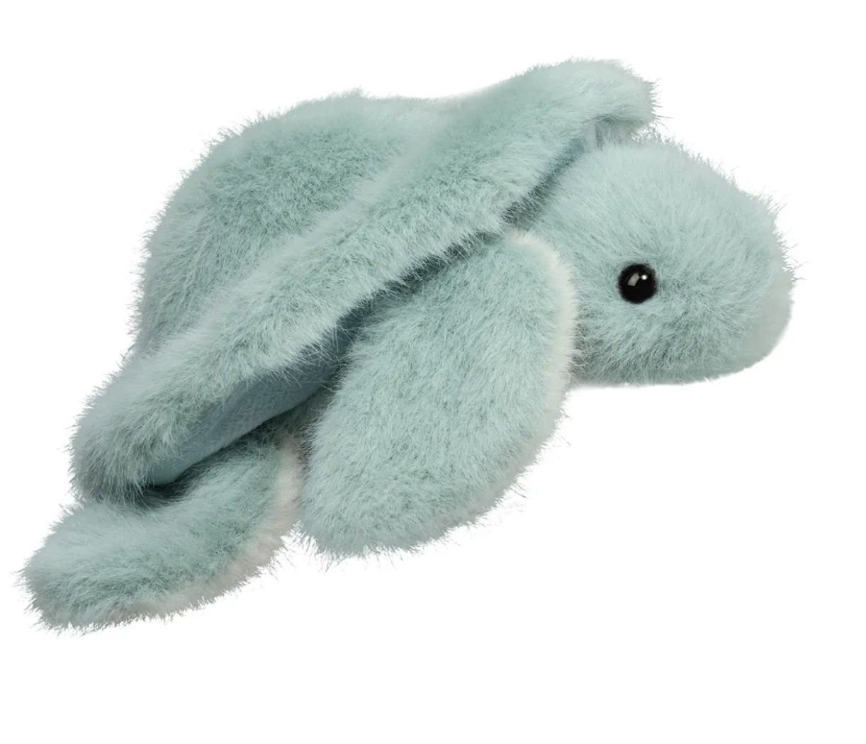 Douglas Cuddle Toys Aqua Turtle Lil' Baby Handful Plush Stuffed Animal Toy, 6"