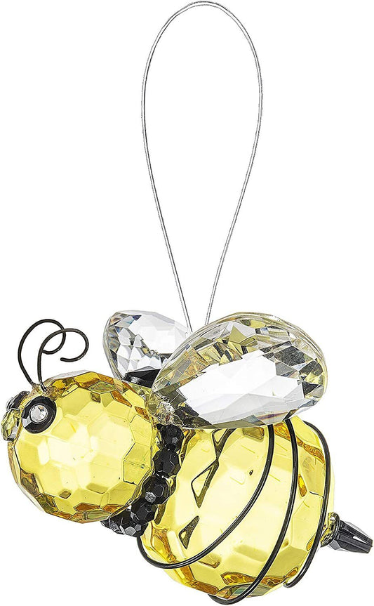 Ganz ACRY-502 Queen Bee Acrylic Christmas/Everyday Hanging Ornament, 3"