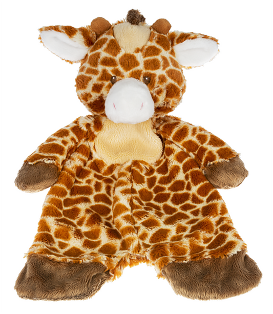 Baby Ganz Flat-A-Pat Giraffe Baby Blanket - 18"