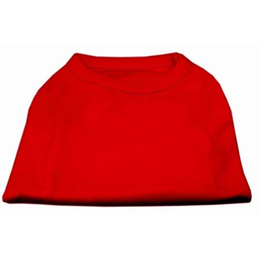 Mirage Pet Products 10-Inch Plain Shirts, Small, Red