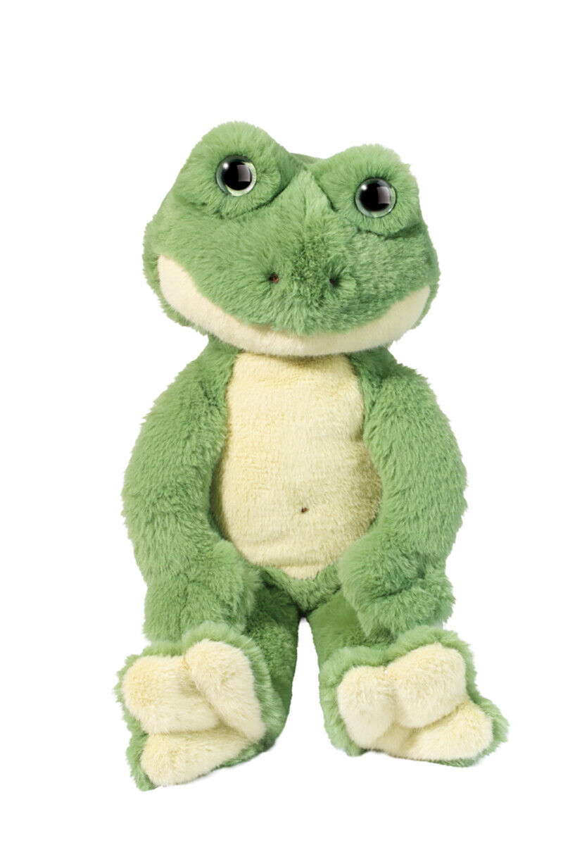 Douglas Floyd Soft Frog Large Plush Stuffed Animal, 11" sitting
