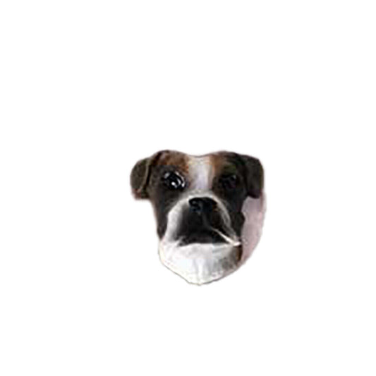 Conversation Concepts Boxer Brindle Uncropped Earrings Post Earrings