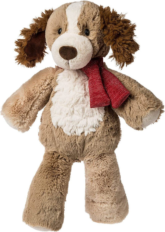 Mary Meyer Marshmallow Holiday Parker Puppy Dog Plush Stuffed Animal Toy, 13"