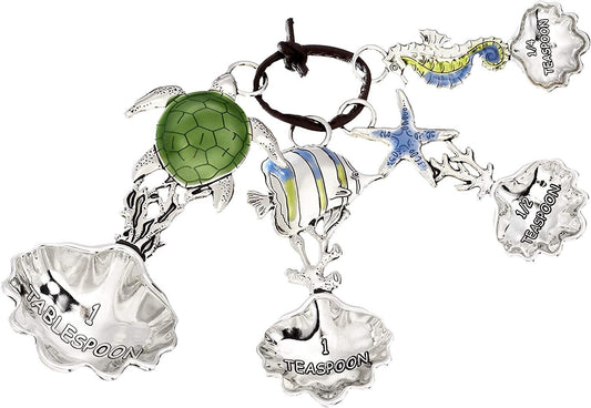 Ganz 4-Piece Set - Colorful Beneath the Sea Creatures Measuring Spoon