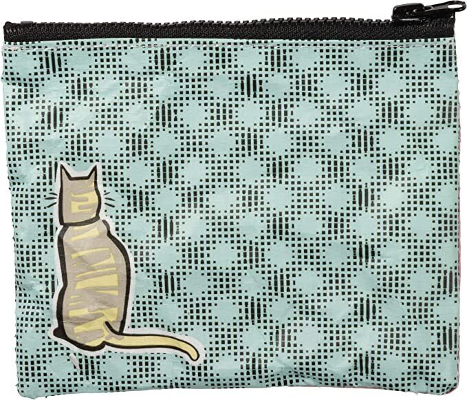 Primitives by Kathy Women's Zipper Wallet Coin Purse Stay Home Cat Mom