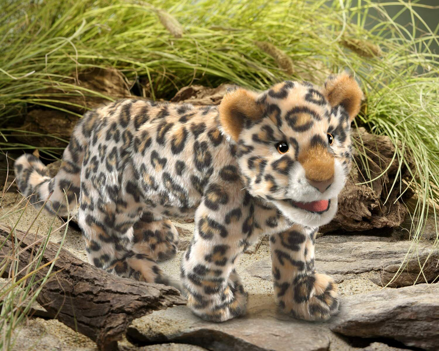 Folkmanis Leopard Cub Hand Puppet, 18"