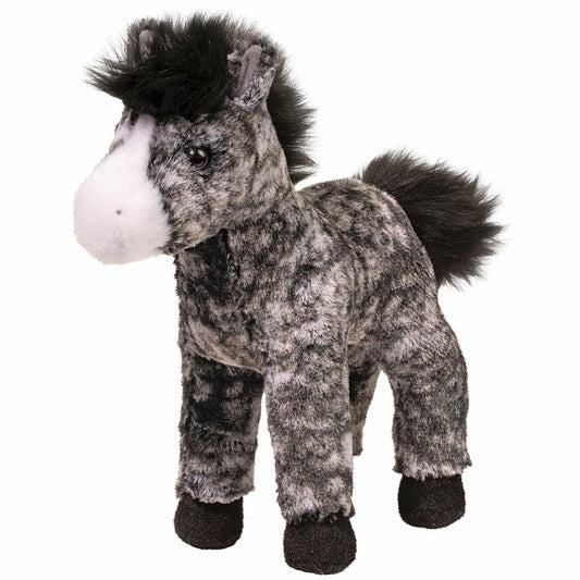 Douglas Plush Adara Grey Dapple Horse Stuffed Animal, 8"