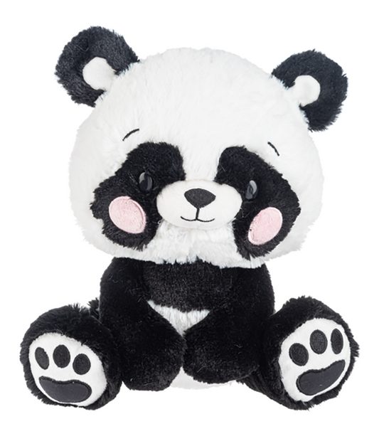 Ganz Nashies Black and White Panda Soft Plush Stuffed Animal Toy, 9"
