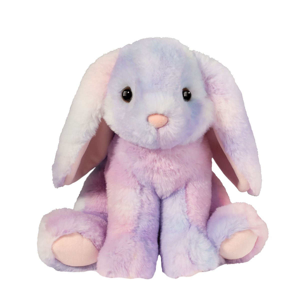 Douglas Toys Dreamie Bunny Soft Plush Stuffed Animal, Purple/Pink Tie Dye , 8 in