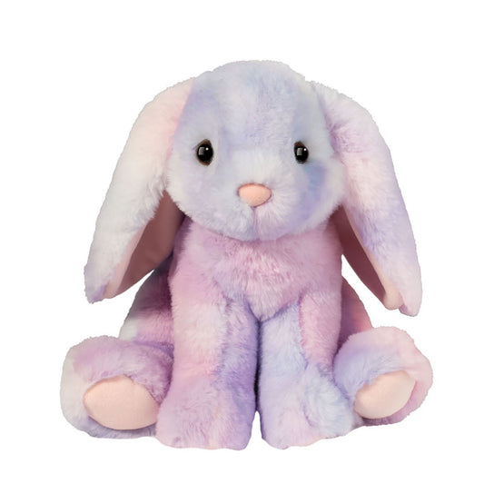 Douglas Toys Dreamie Bunny Soft Plush Stuffed Animal, Purple/Pink Tie Dye , 8 in