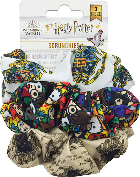 Spoontiques Harry Potter Hair Scrunchies (3-Pack)