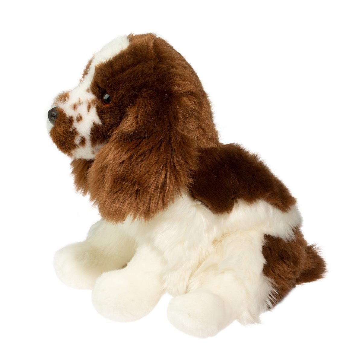Douglas Toys Chip Springer Spaniel Liver Plush Stuffed Animal Toy, 12" sitting
