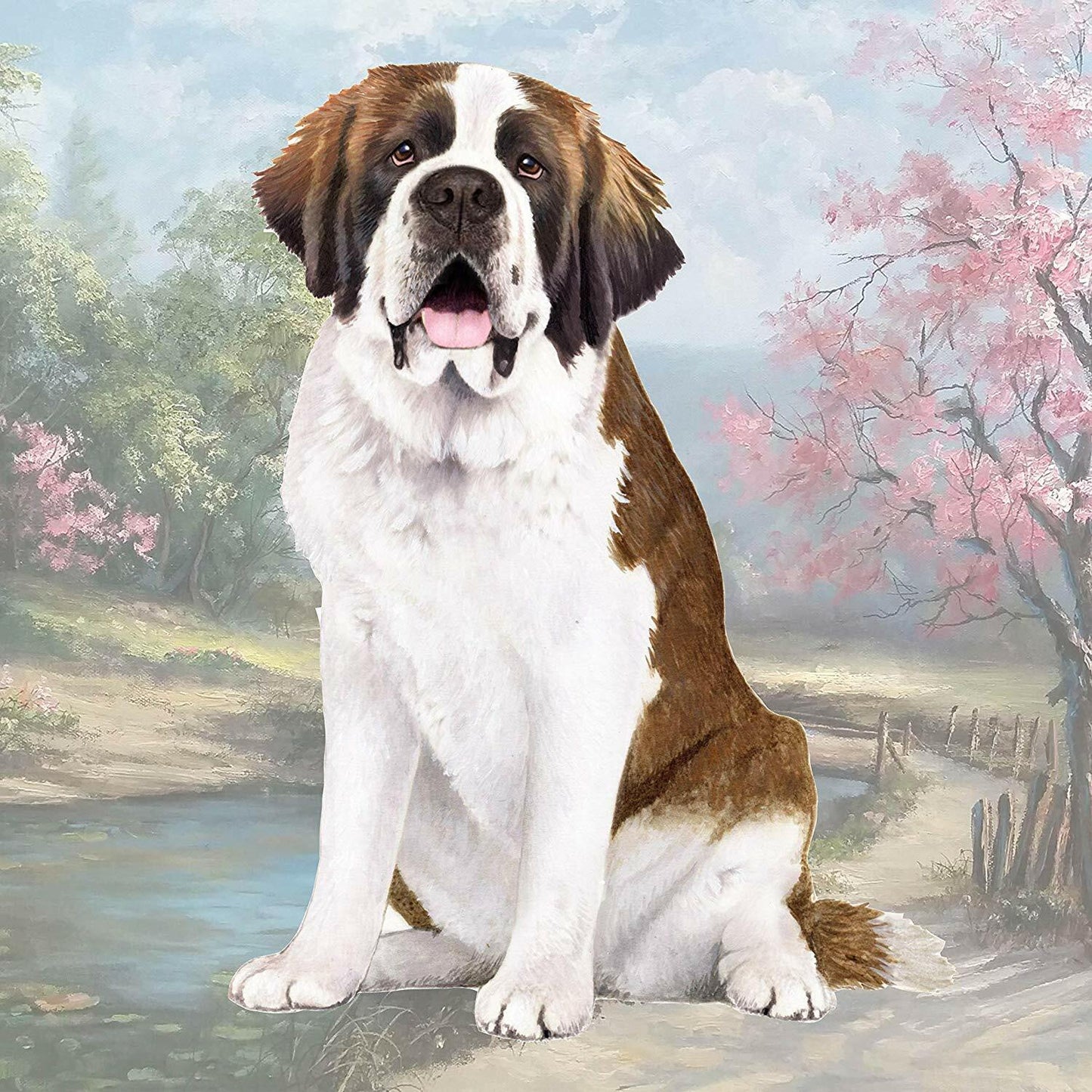 St. Bernard Tabletop Drink Coaster (1)