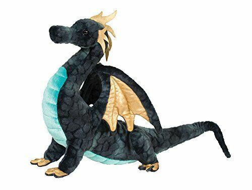 Douglas Toys Aragon Navy Dragon Plush Stuffed Animal Toy