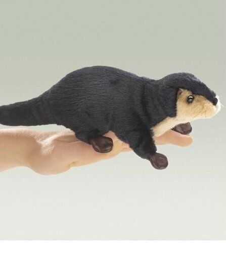 Folkmanis Mini River Otter Finger Puppet