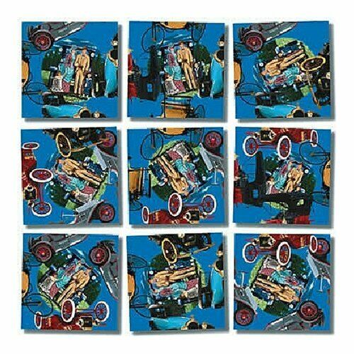 B Dazzle Antique Autos Scramble Squares 9 Piece Puzzle