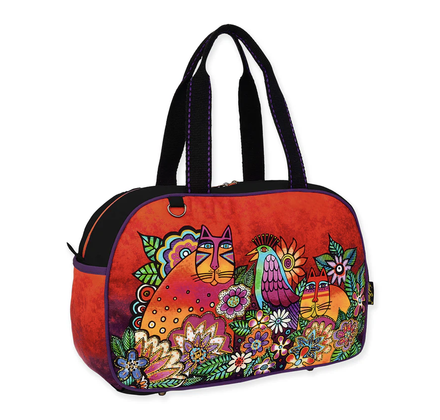 Sun'N'Sand Laurel Burch Large Chant D'Oiseau Duffel Bag, 21" x 7" x 11.25"