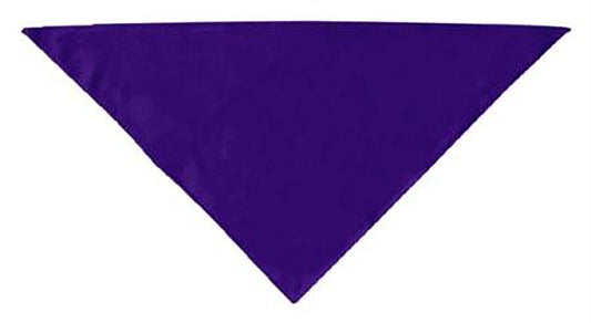 Dog Supplies Plain Bandana Purple Small by Mirage Pet Products