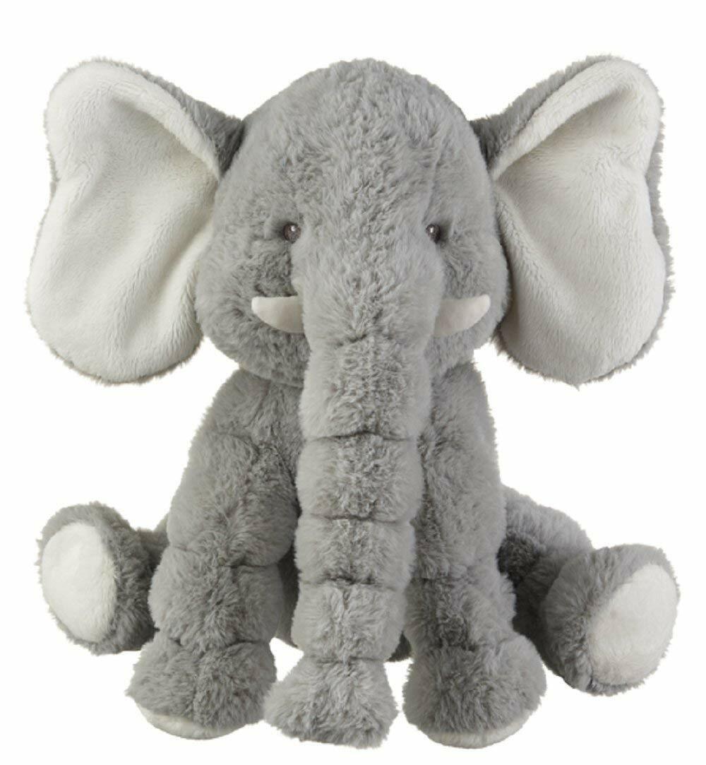 Baby Ganz 14" Gray Jellybean Elephant Stuffed Animal Toy