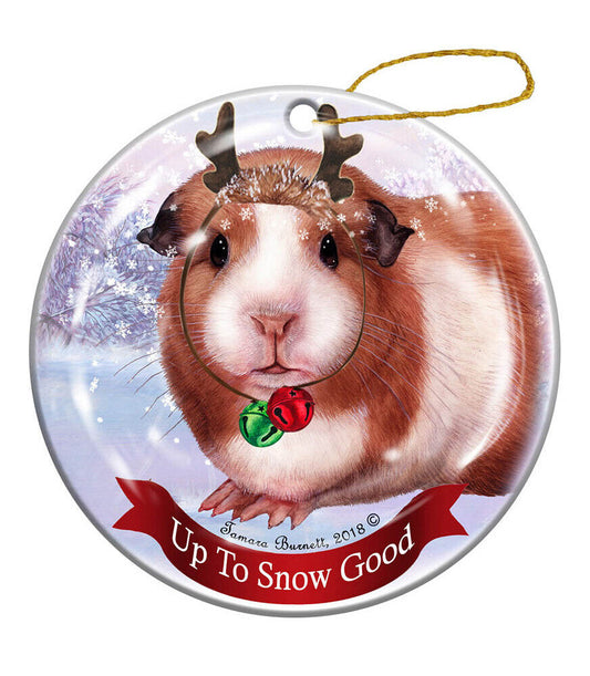 Holiday Pet Gifts Guinea Pig American Porcelain Christmas Ornament