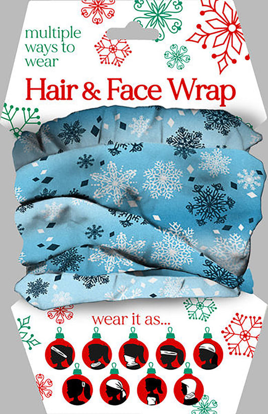 Spoontiques Winter Snowflakes Hair and Face Wrap
