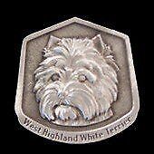 West Highland Terrier Fine Pewter Dog Breed Ornament