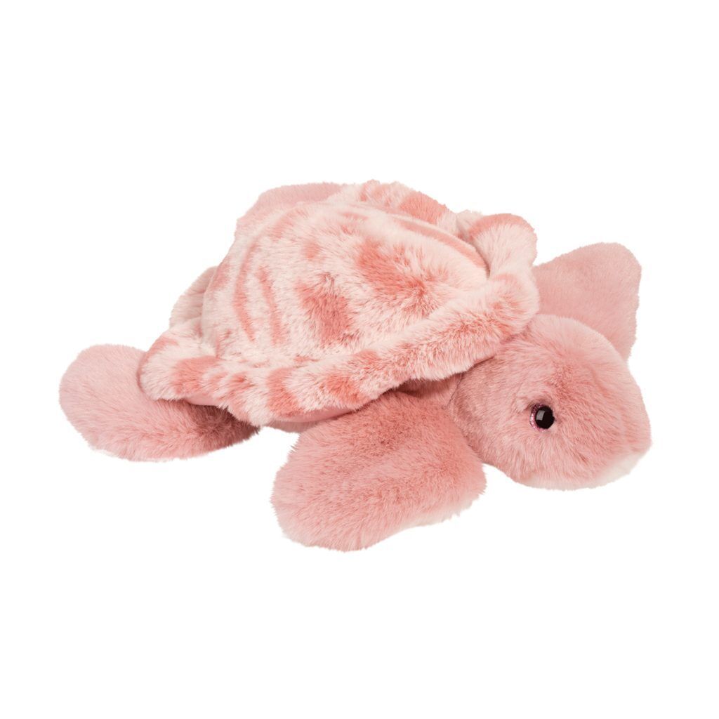 Douglas Toys Cordelia Pink Turtle Softie Plush Stuffed Animal, 11"