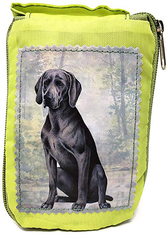 Weimaraner Foldable Tote Bag - Durable, Waterproof - Zipper Market Tote