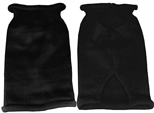 Mirage Pet Products Plain Knit Pet Sweater, XX-Large, Black