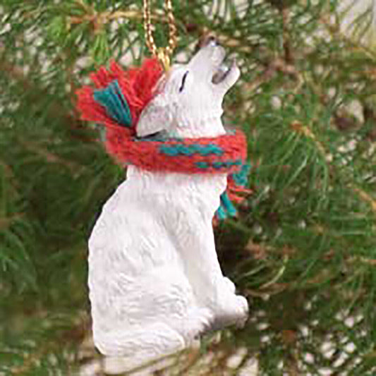 Conversation Concepts White Wolf Original Ornament