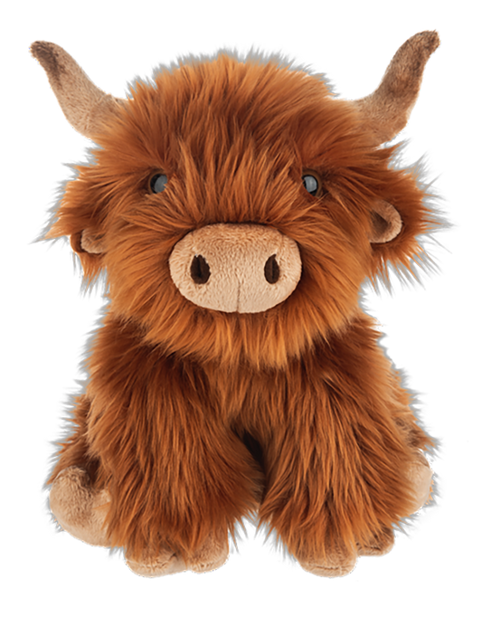 Ganz Heritage Collection Highland Cow Plush Stuffed Animal Toy, 12"